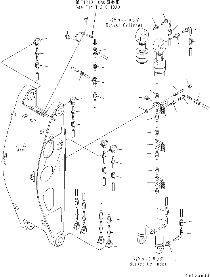 Палец DM51156598 KOMATSU