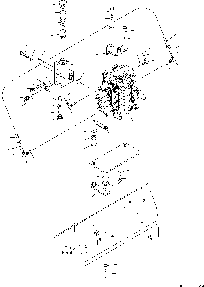 Шланг 154-61-77480 KOMATSU