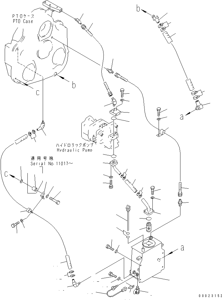 Шланг 07261-22615 KOMATSU