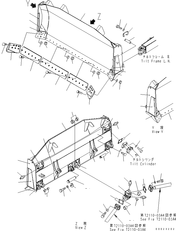 Щётка стеклоочистителя 154-71-74110 KOMATSU