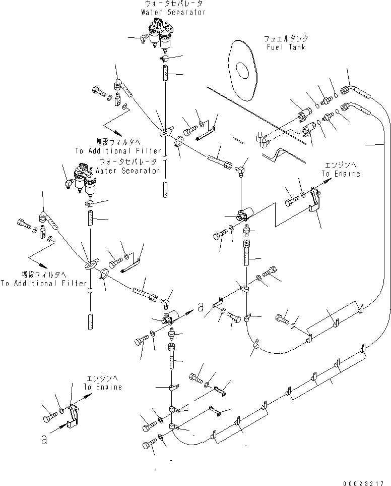 Шланг 07623-00403 KOMATSU