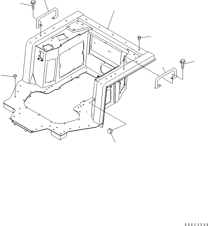 Ручка 14X-54-16670 KOMATSU