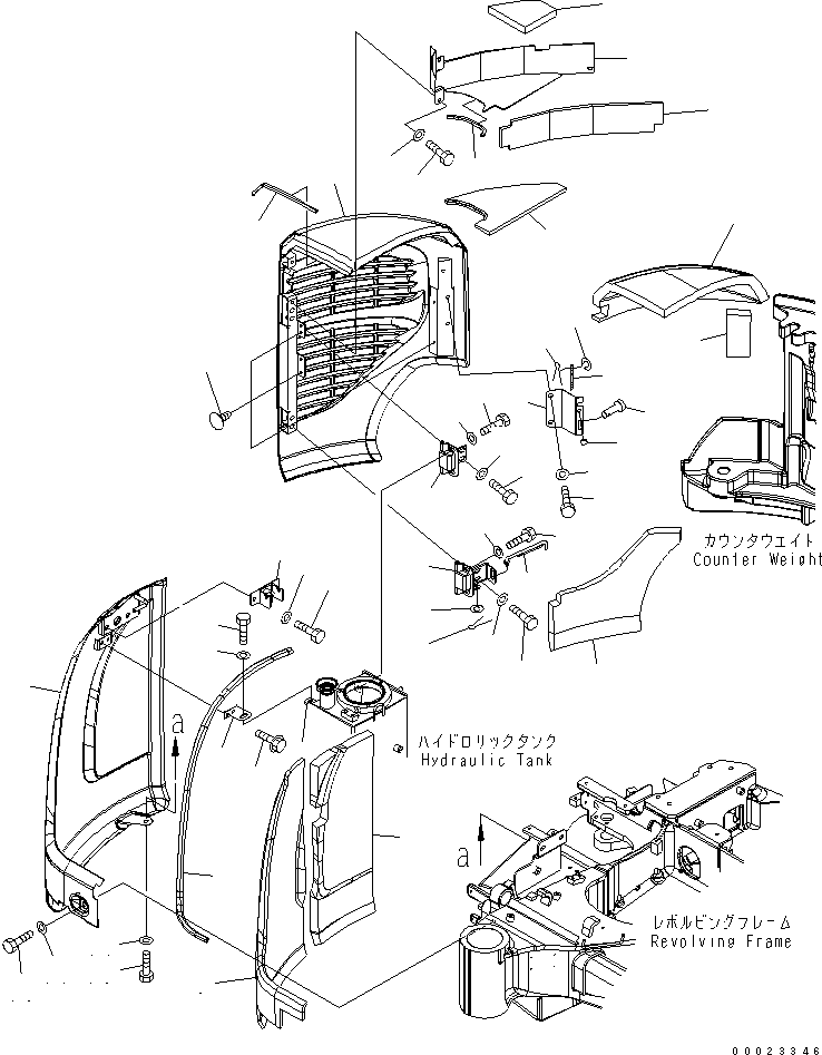 GARNISH 22L-979-2450 KOMATSU