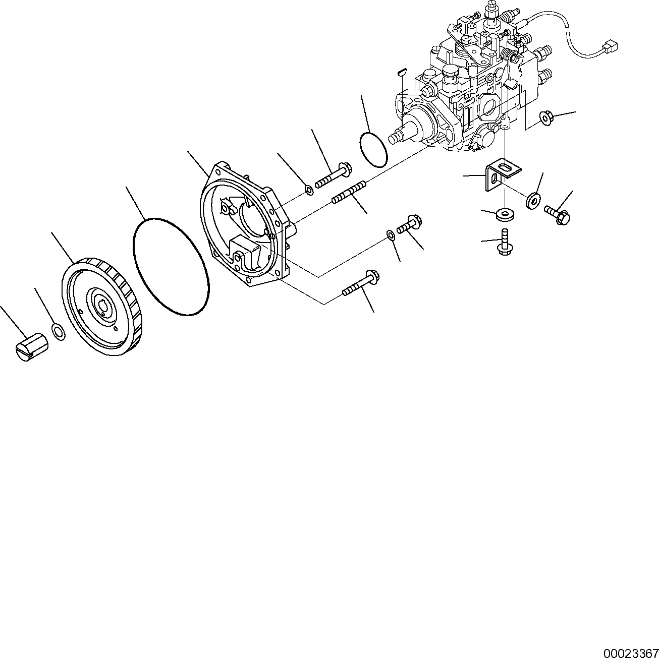 Болт 01453-01016 KOMATSU