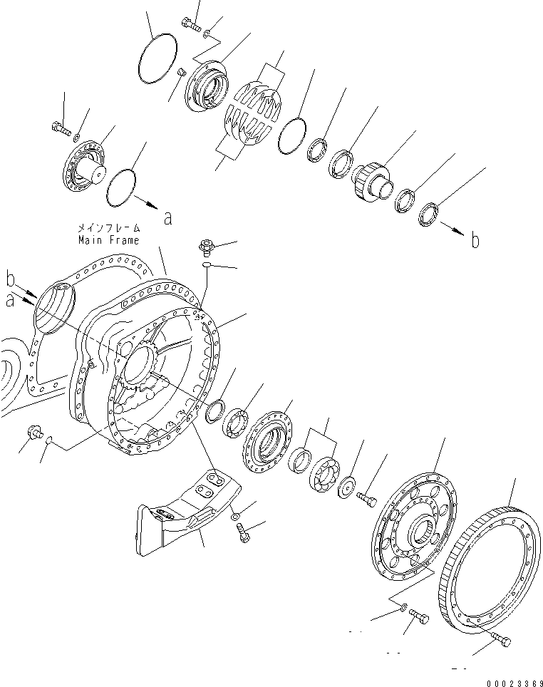 болт 01010-82775 KOMATSU