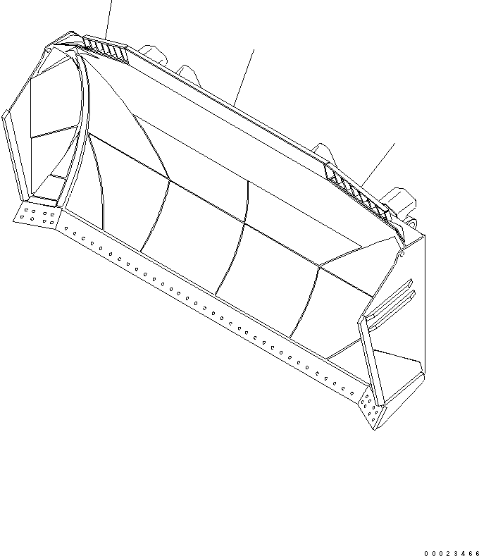 SPILL GUARD,R.H. 198-72-63830 KOMATSU