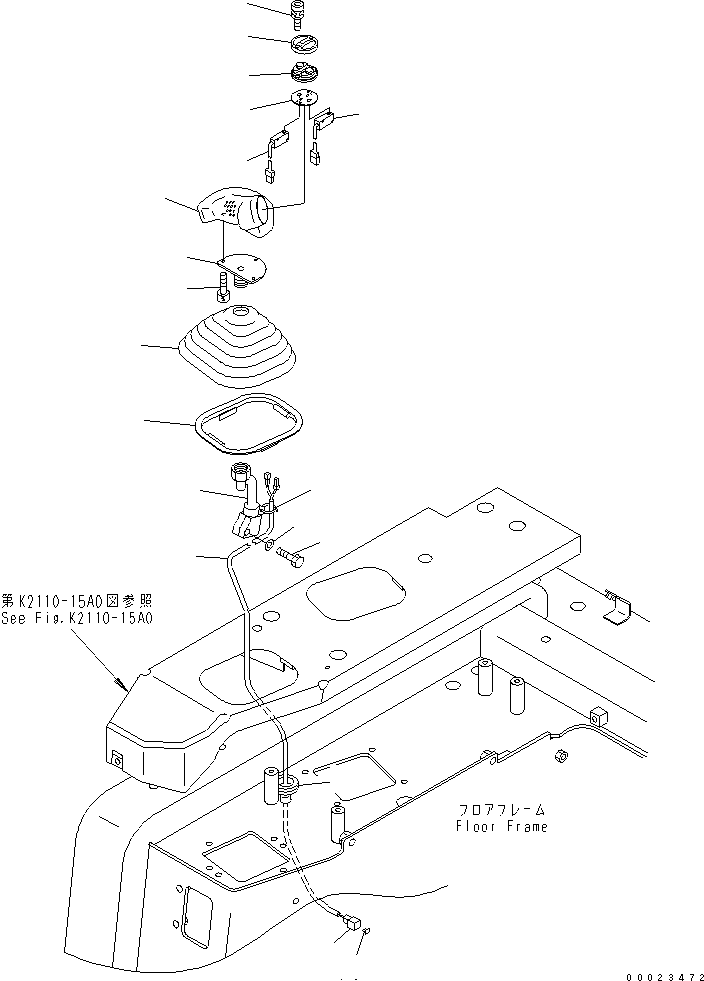 KNOB ASS'Y 19M-43-38110 KOMATSU