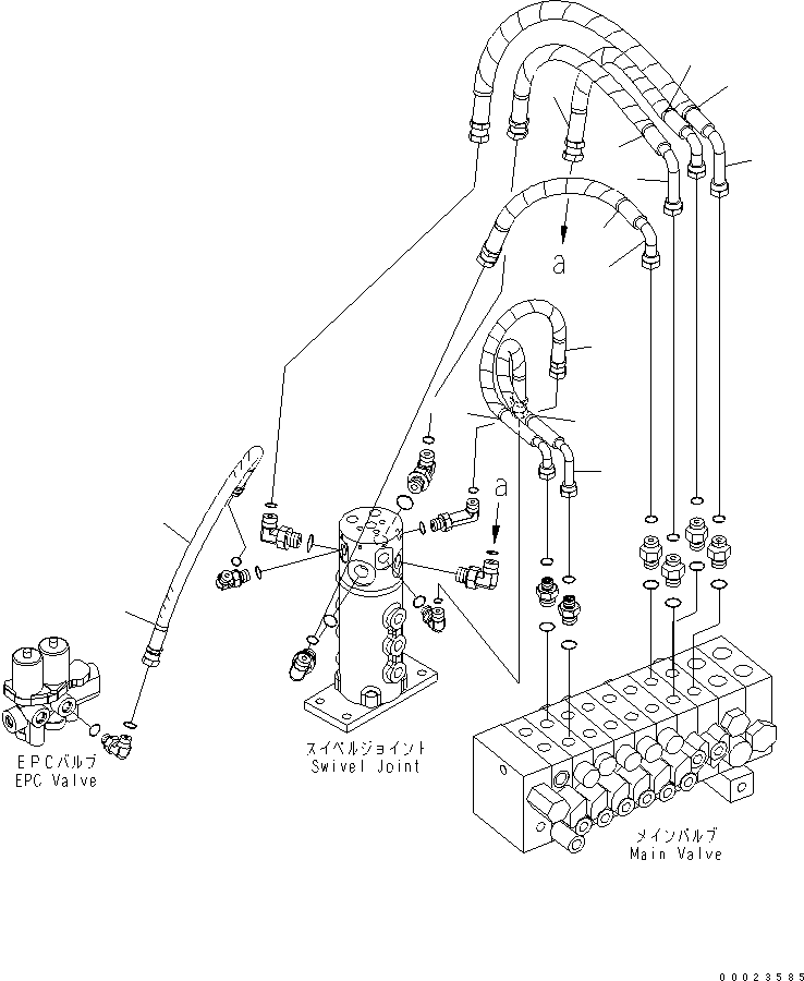 Шланг 22K-62-22840 KOMATSU