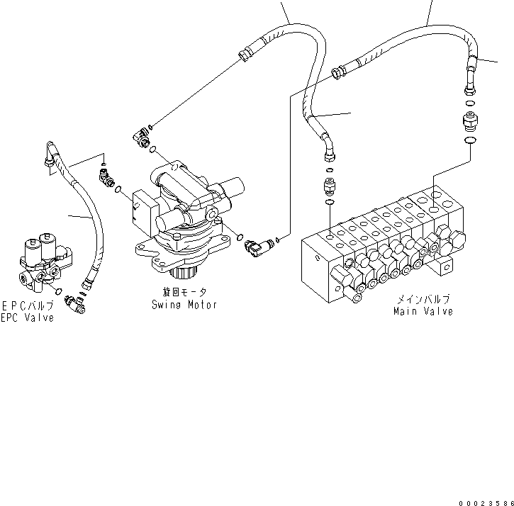 Шланг 22K-62-22892 KOMATSU