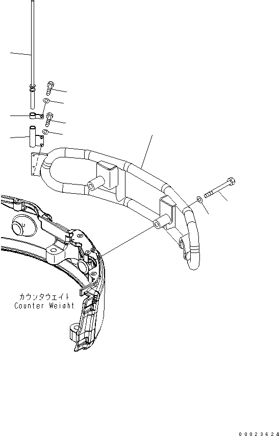Ограждение 22K-54-25310 KOMATSU