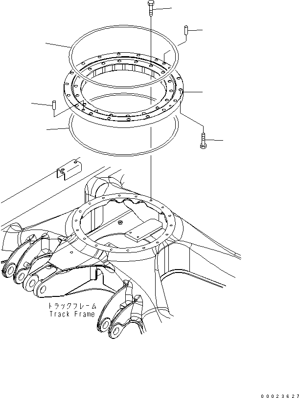 SEAL, UPPER 22K-25-21110 KOMATSU