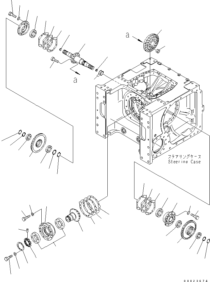 PINION SHAFT 134-22-75870 KOMATSU