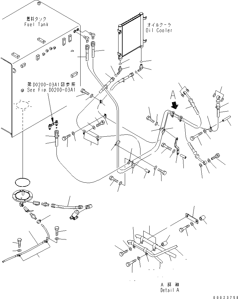 Шланг в сборе 21M-04-14310 KOMATSU
