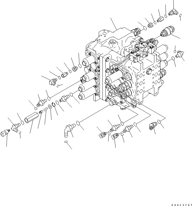 Угольник 21M-62-22520 KOMATSU