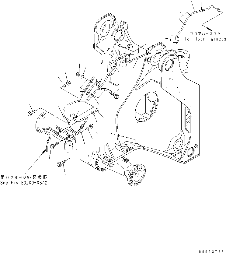 Жгут проводов 428-06-22781 KOMATSU