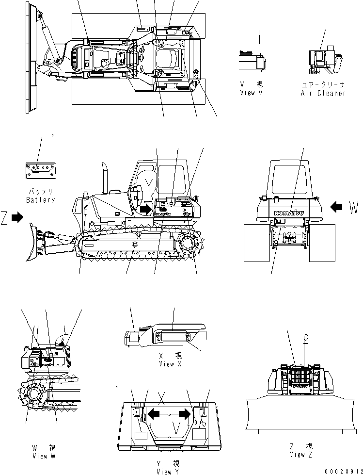 Табличка (ограниченная поставка) 09602-10050 KOMATSU