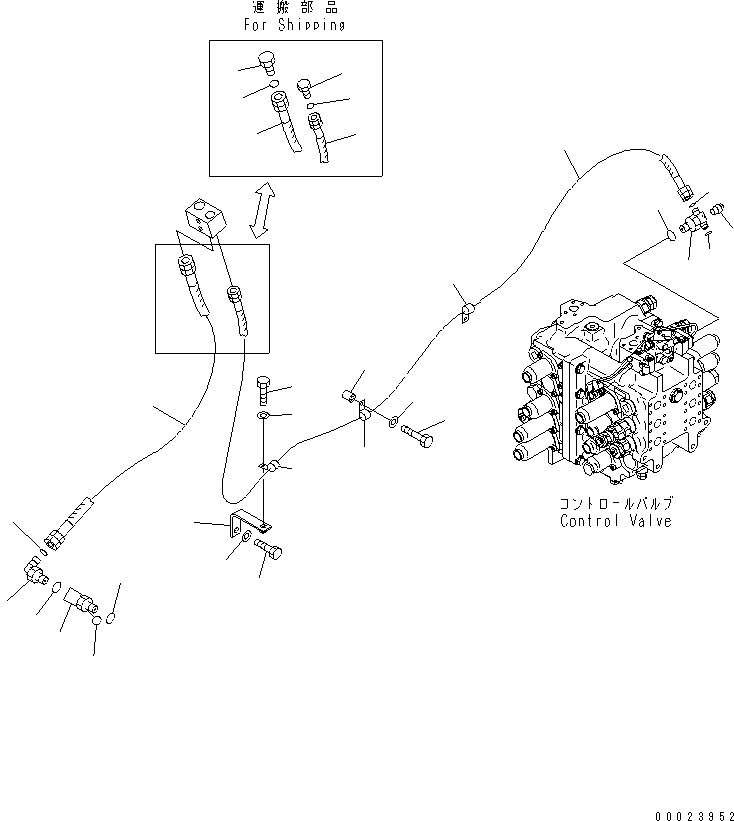 Шланг в сборе 21M-62-14940 KOMATSU