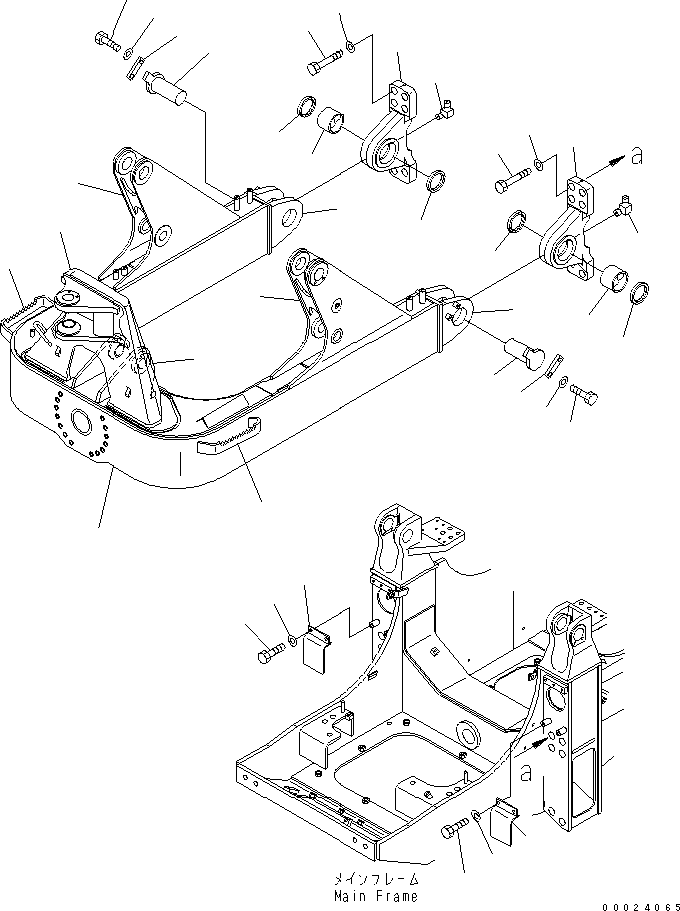 BRACKET, R.H .(WELDED) 134-72-71260 KOMATSU