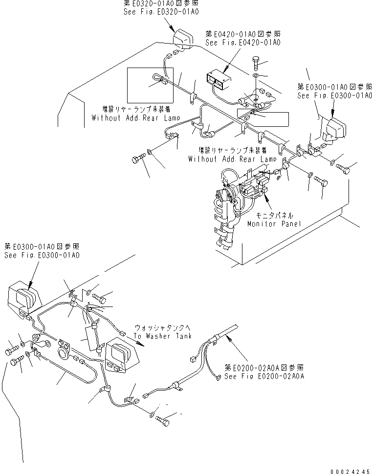 Жгут проводов 124-06-64142 KOMATSU