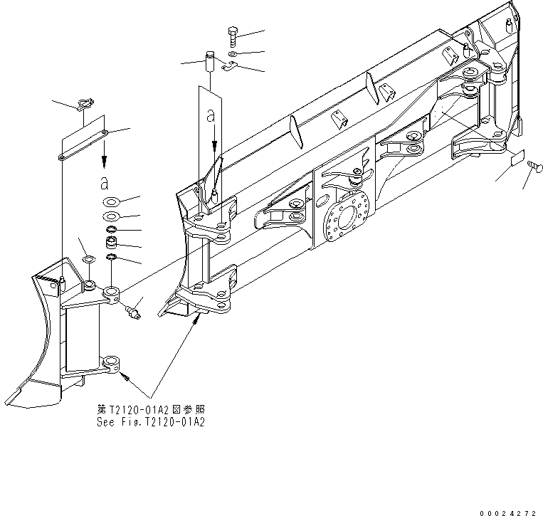 Палец 13G-72-63281 KOMATSU
