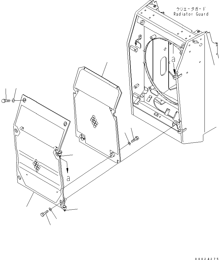 MASK, FRONT 134-54-73850 KOMATSU