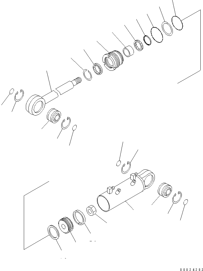 Цилиндр 124-63-64641 KOMATSU