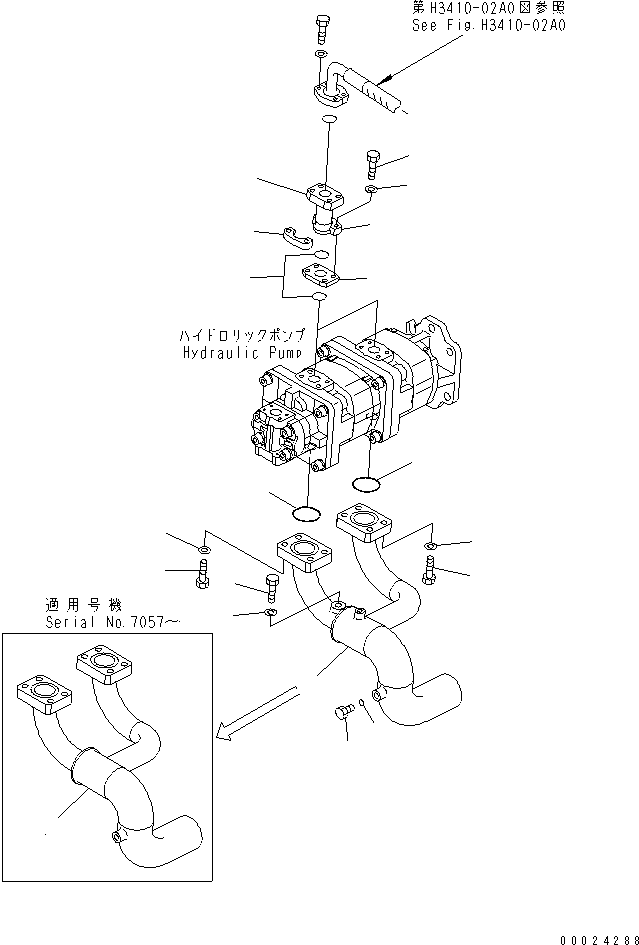 Разрезной фланец 07371-21049 KOMATSU