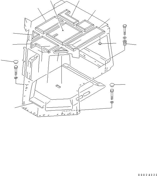 Крышка 154-Z11-5751 KOMATSU