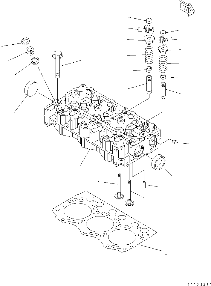 прокладка YM119600-11460 KOMATSU