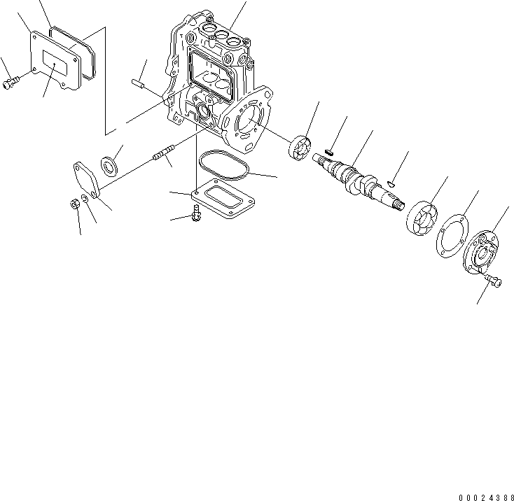 Прокладка YM129155-52051 KOMATSU