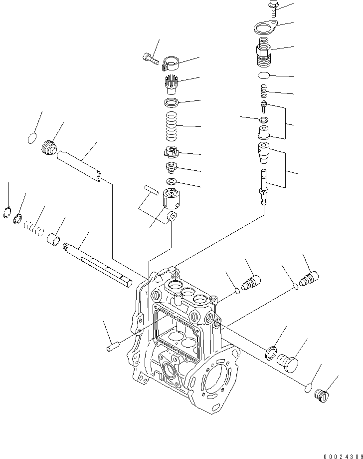 палец YM129155-51140 KOMATSU