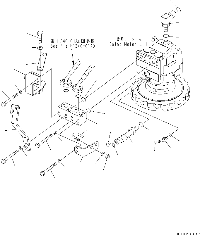 Кронштейн 21M-970-1721 KOMATSU