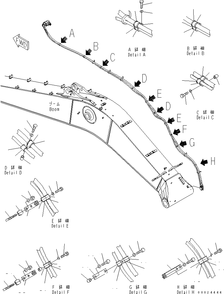 Кронштейн 21M-62-18210 KOMATSU