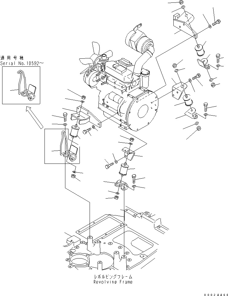 Кронштейн 22J-01-15112 KOMATSU