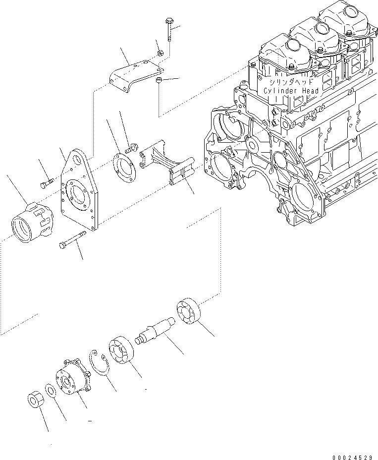 Пластина 6151-61-3412 KOMATSU