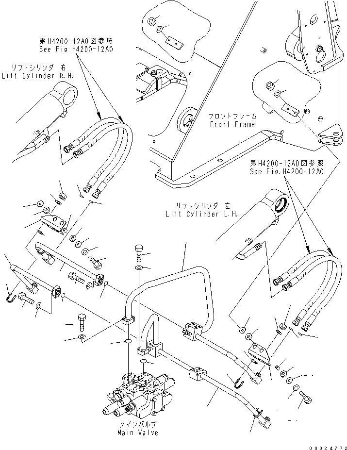 Трубка 419-T32-3221 KOMATSU