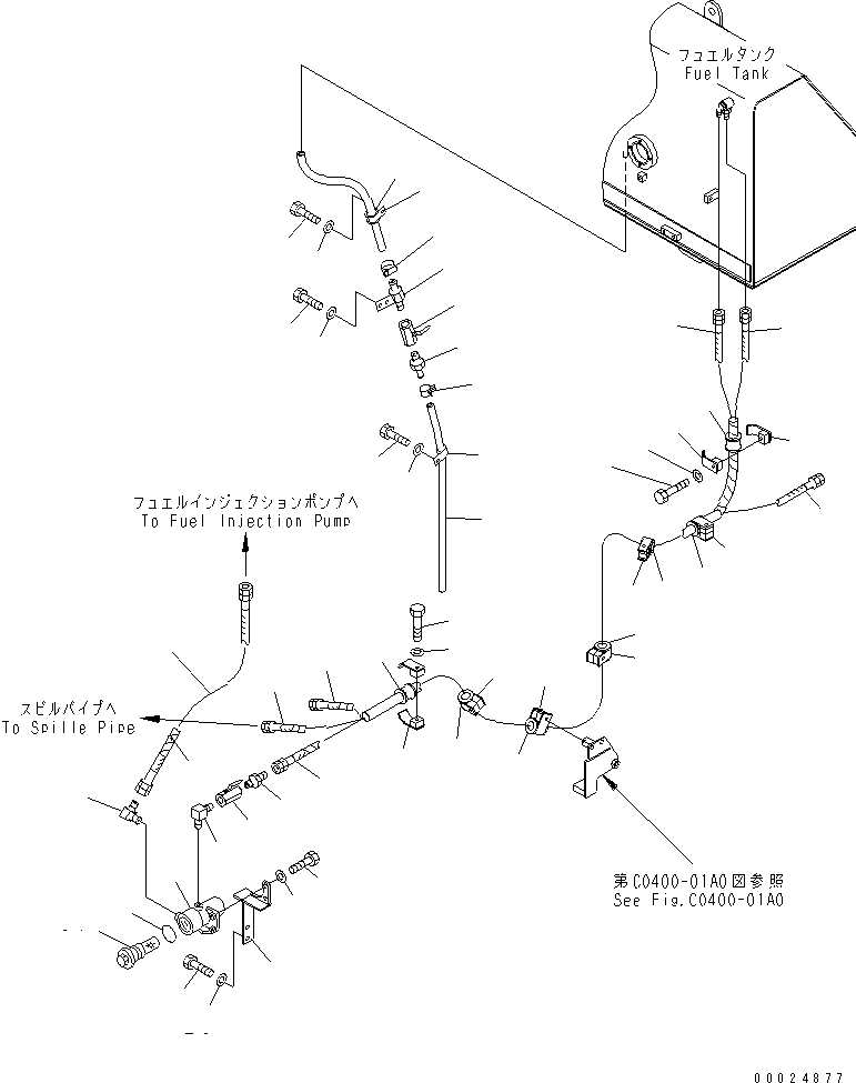 Шланг 07621-004A8 KOMATSU