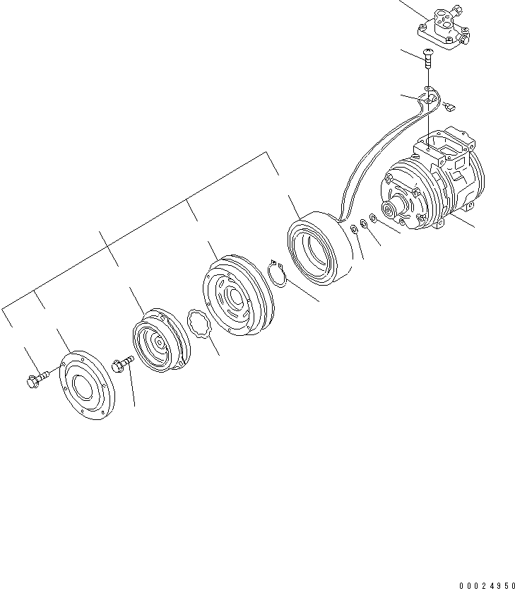Компрессор в сборе ND447200-0246 KOMATSU
