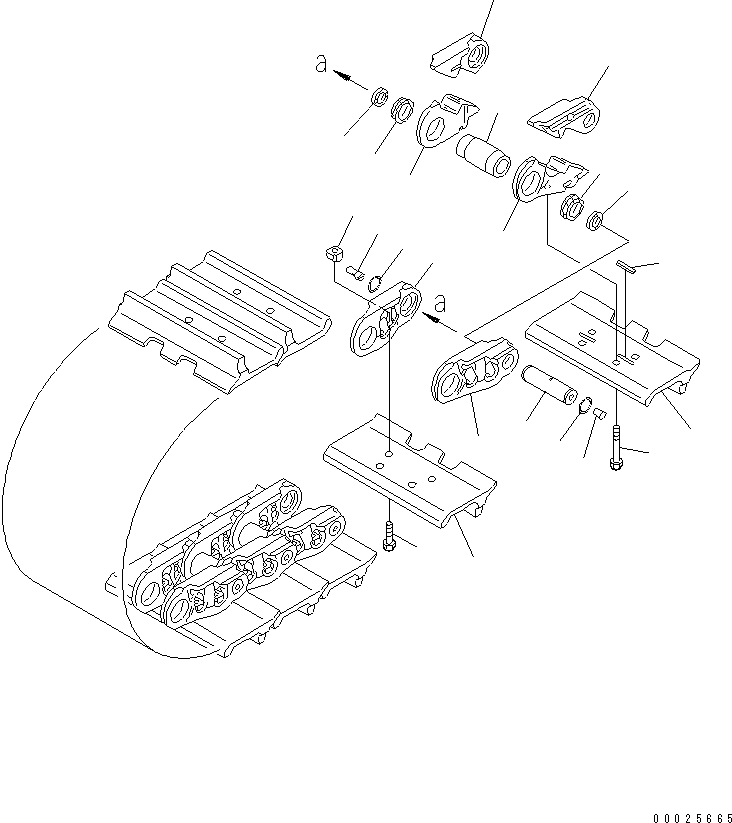 Палец 198-32-32151 KOMATSU
