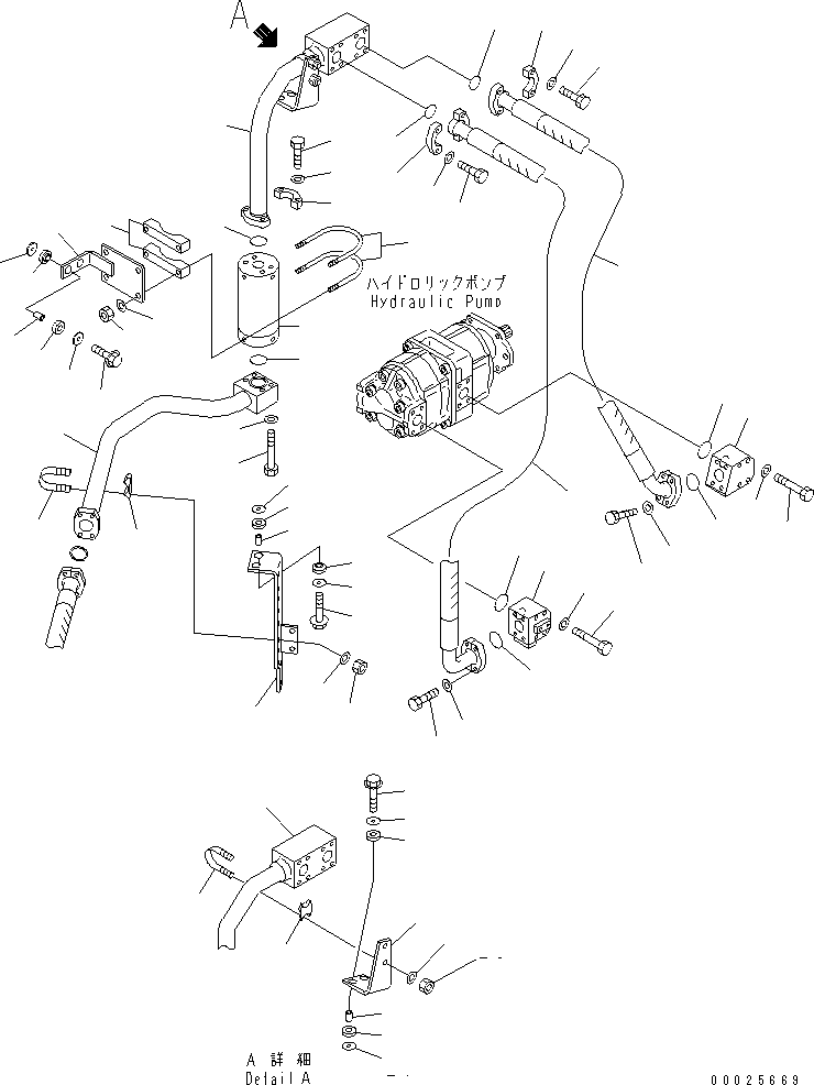 Шланг 07124-01411 KOMATSU