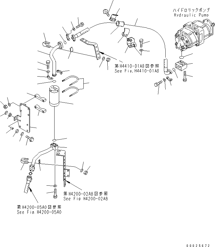 Болт 01010-82445 KOMATSU