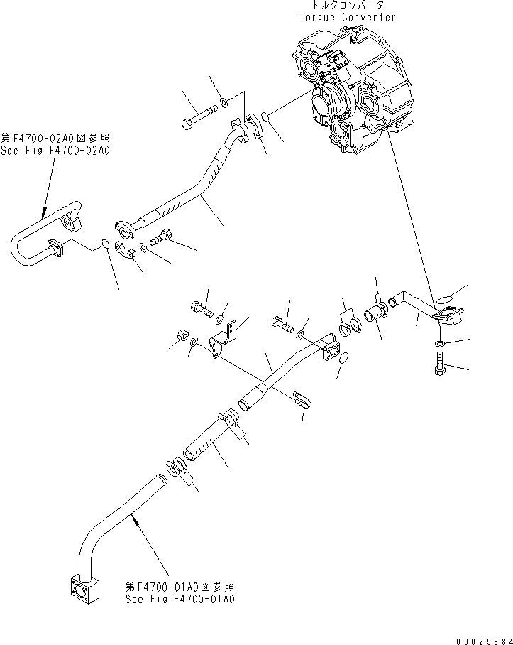 Шланг 07297-012A9 KOMATSU