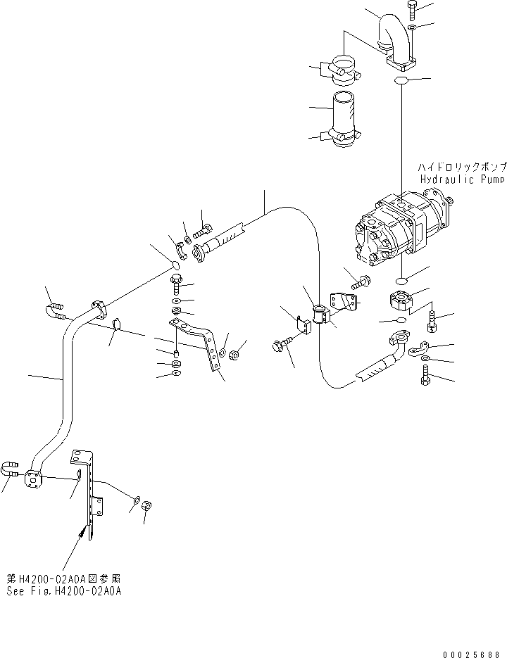 Трубка 426-62-21331 KOMATSU