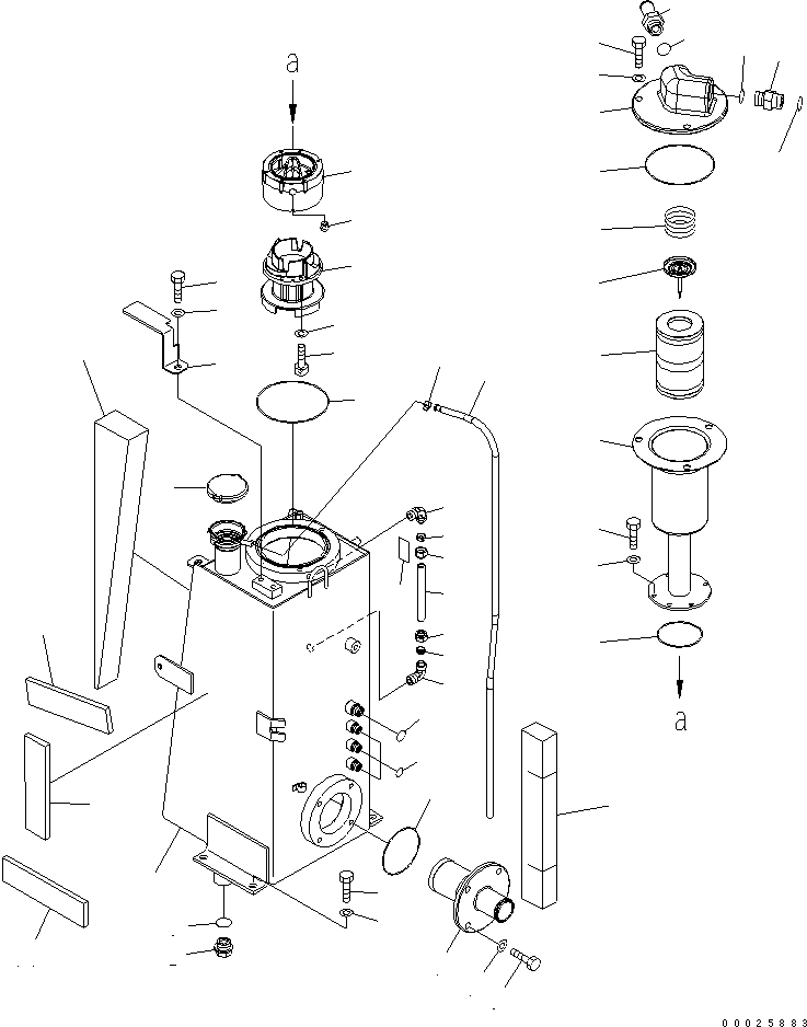 Трубка 07270-00893 KOMATSU