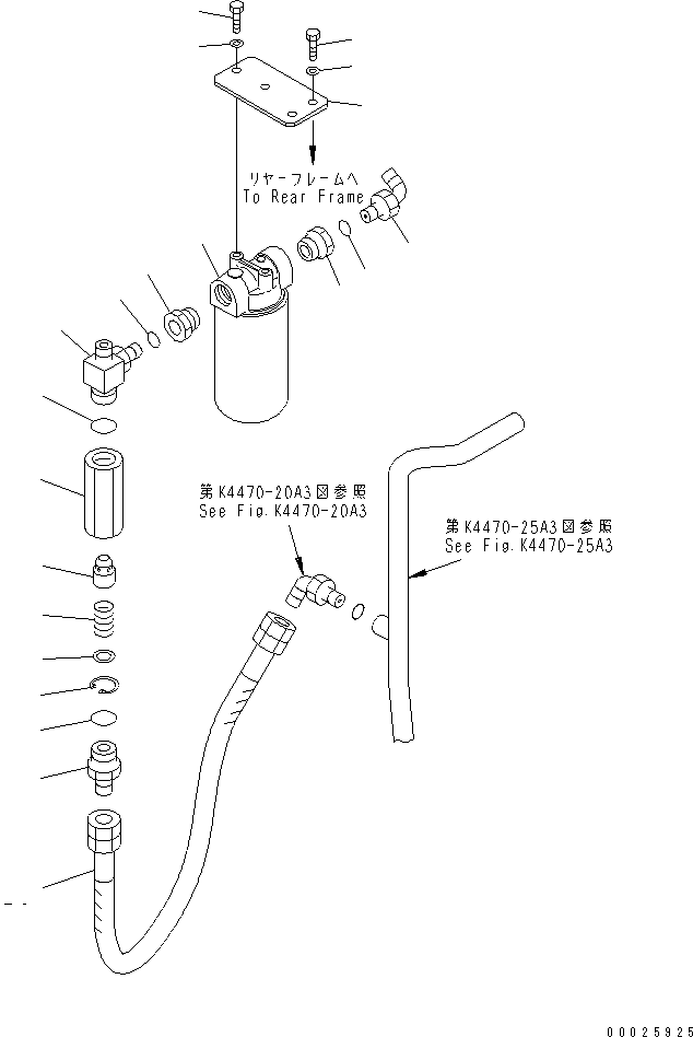 Шланг 07623-006A6 KOMATSU