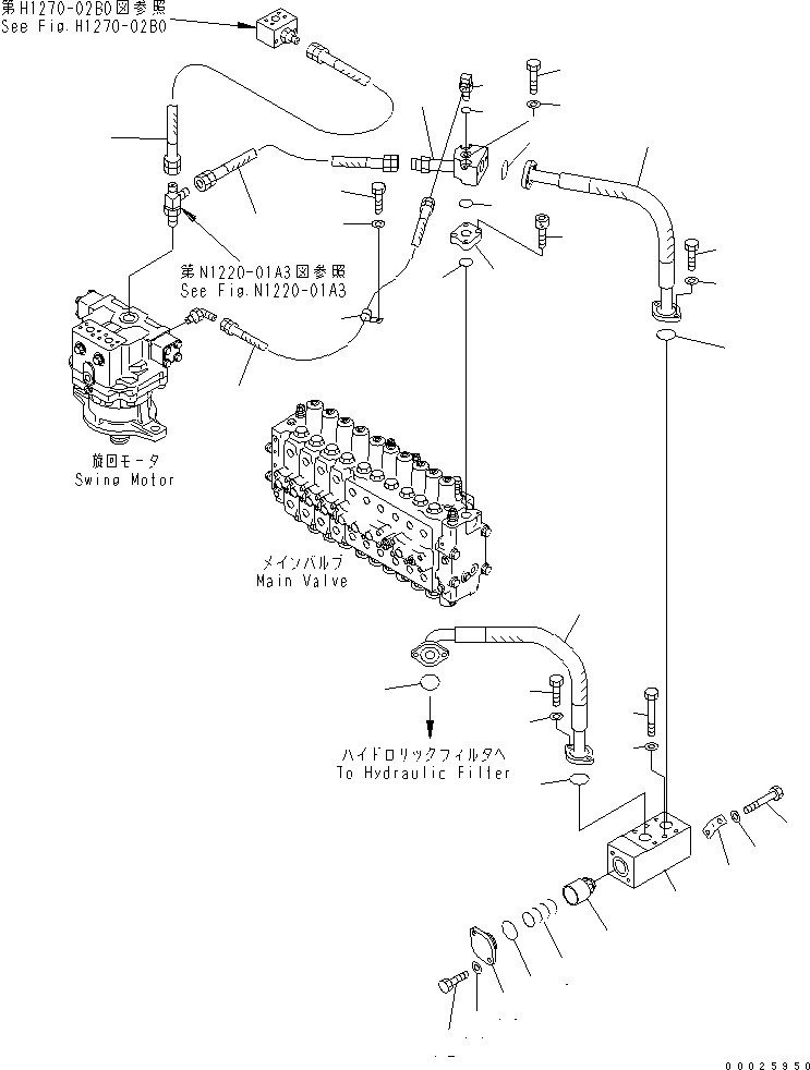 Шланг 07623-010A8 KOMATSU