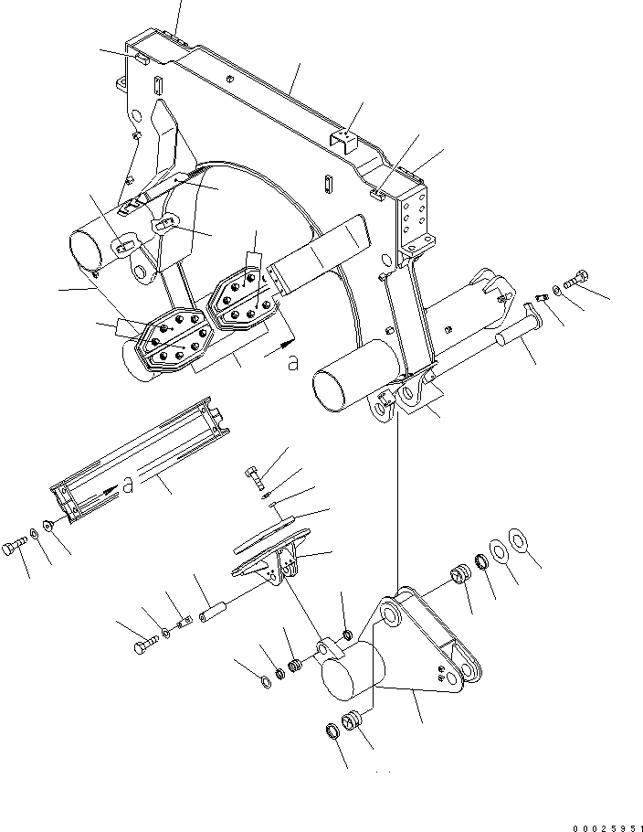 Амортизирующая подушка 208-871-3170 KOMATSU