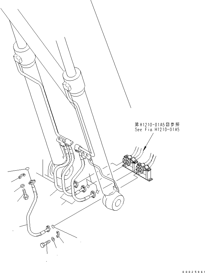 Шланг 208-72-56950 KOMATSU