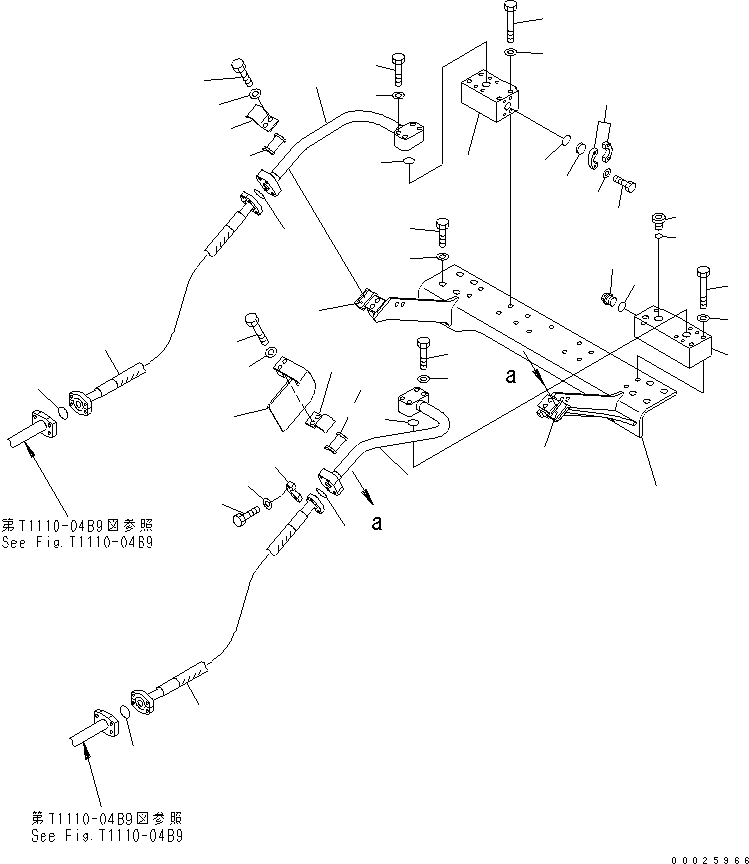 Трубка 207-970-6230 KOMATSU