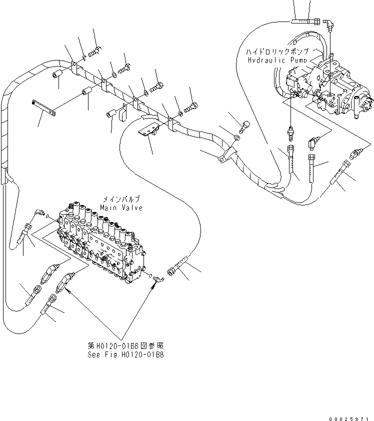 Шланг 07096-00224 KOMATSU